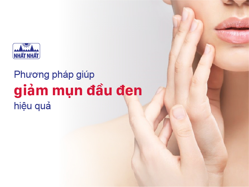 giảm mụn đầu đen