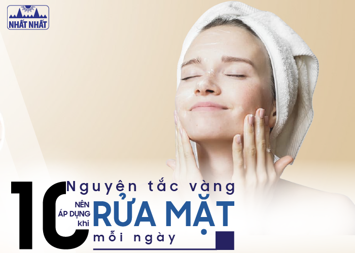 lưu ý khi rửa mặt mỗi ngày