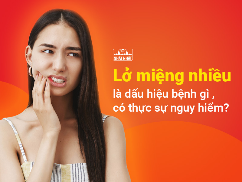 Lở miệng nhiều cảnh báo nhiều vấn đề sức khỏe