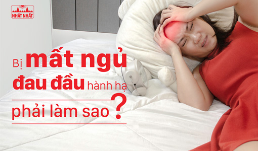 mất ngủ đau đầu