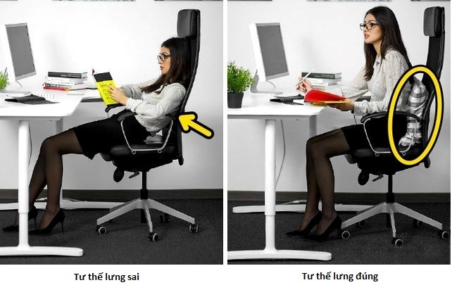 ngồi lâu bị đau lưng
