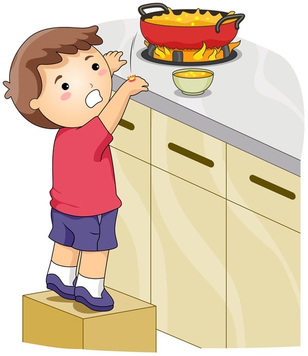 Nhiệt là nguồn gây bỏng cấp độ 2 phổ biến