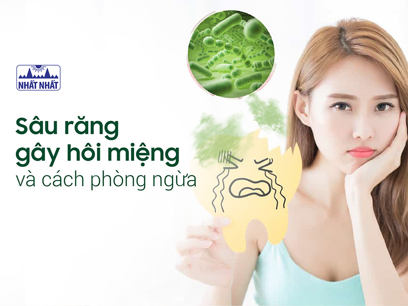 sâu răng gây hôi miệng