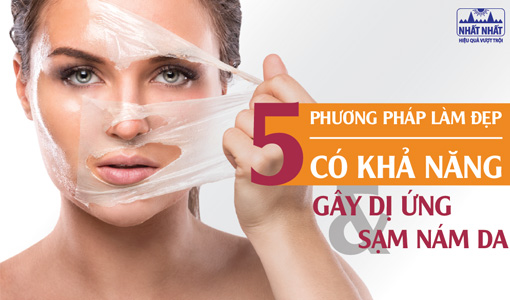 dị ứng và sạm nám da