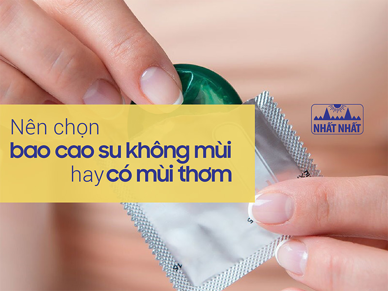bao cao su không mùi