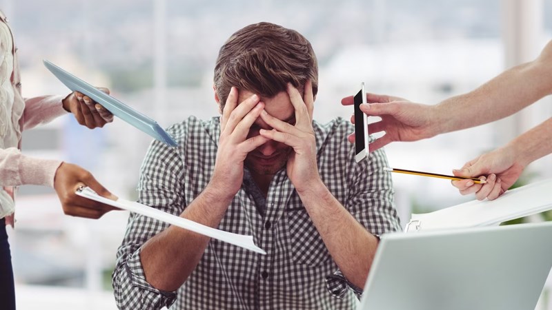 Stress một trong những nguyên nhân gây đầy hơi khó tiêu