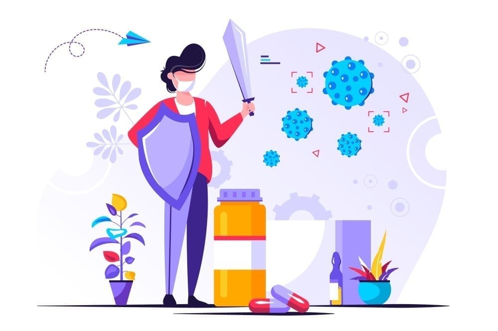 sức đề kháng yếu nên uống gì