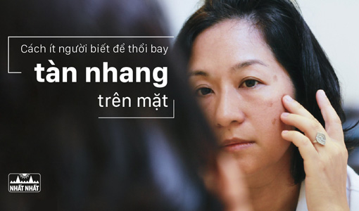 tàn nhang trên da