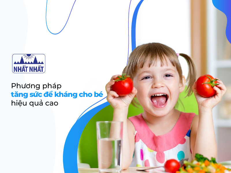 tăng sức đề kháng cho bé
