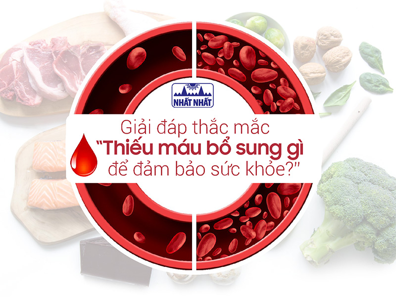 thiếu máu bổ sung gì