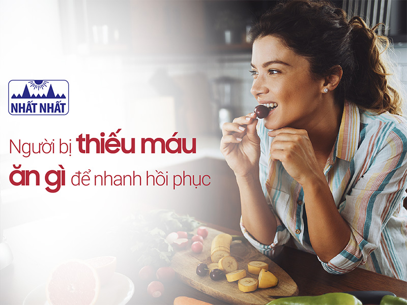 thiếu máu ăn gì