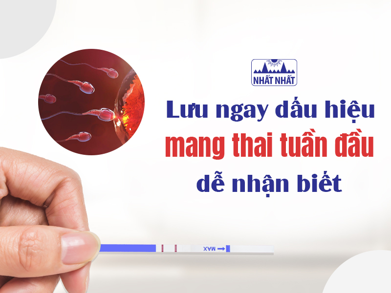Tìm hiểu những dấu hiệu mang thai tuần đầu