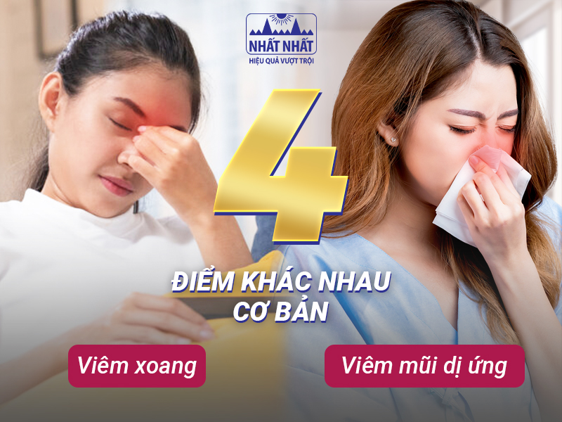 Tìm hiểu sự tương đồng và khác biệt của viêm xoang và viêm mũi dị ứng