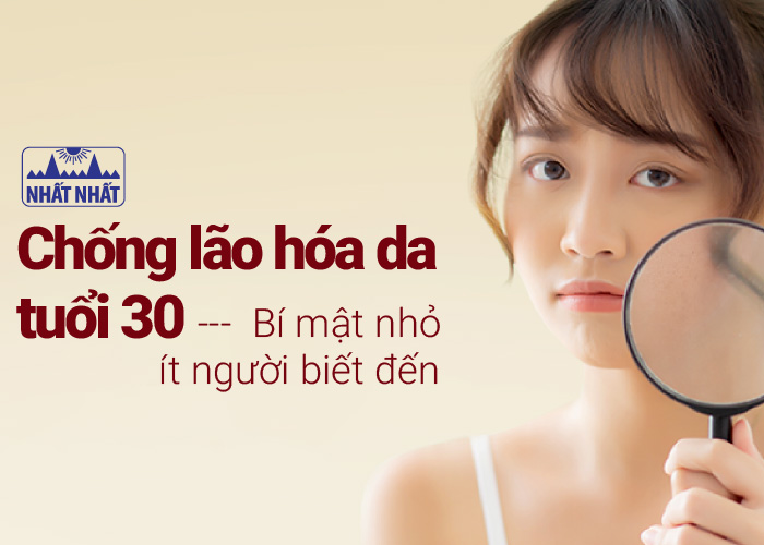 chống lão hóa da tuổi 30