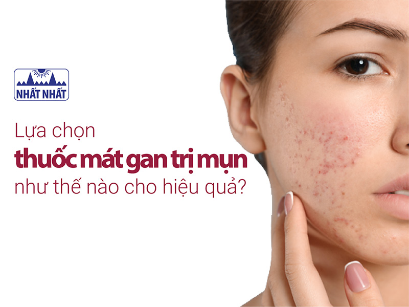 thuốc mát gan trị mụn