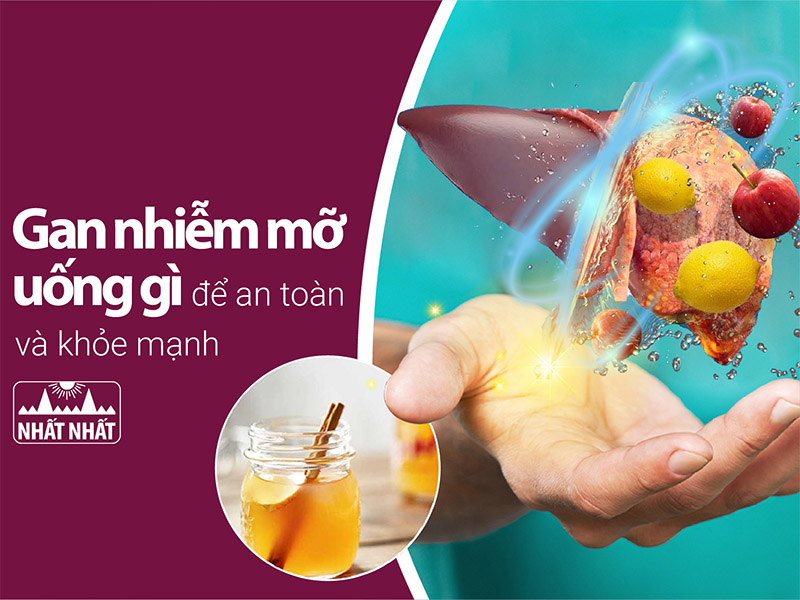 gan nhiễm mỡ uống gì