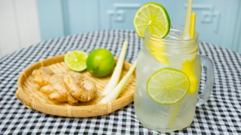 Trà sả gừng phát tán phong hàn, giải từ cảm lạnh