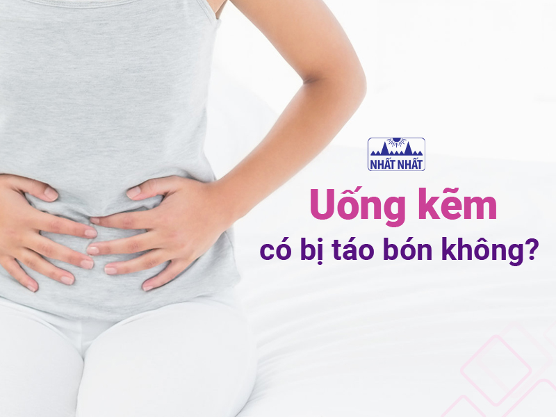 Uống kẽm có bị táo bón không là băn khoăn của nhiều người