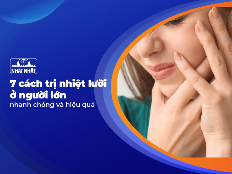 nhiệt lưỡi ở người lớn