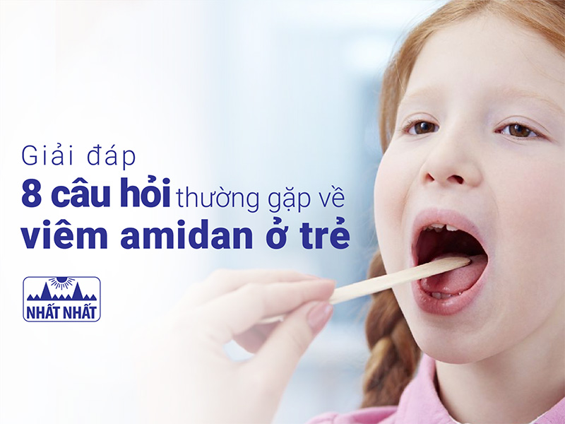 viêm amidan ở trẻ