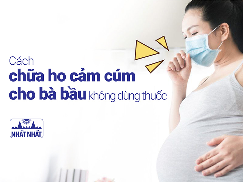 cách chữa ho cảm cúm cho bà bầu