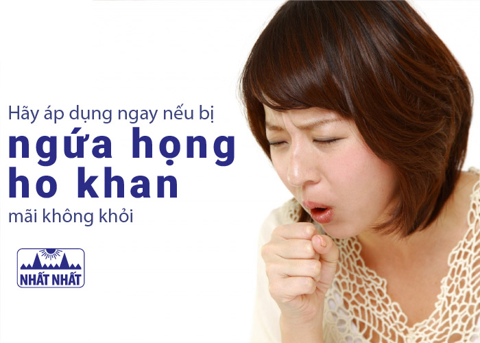ngứa họng ho khan