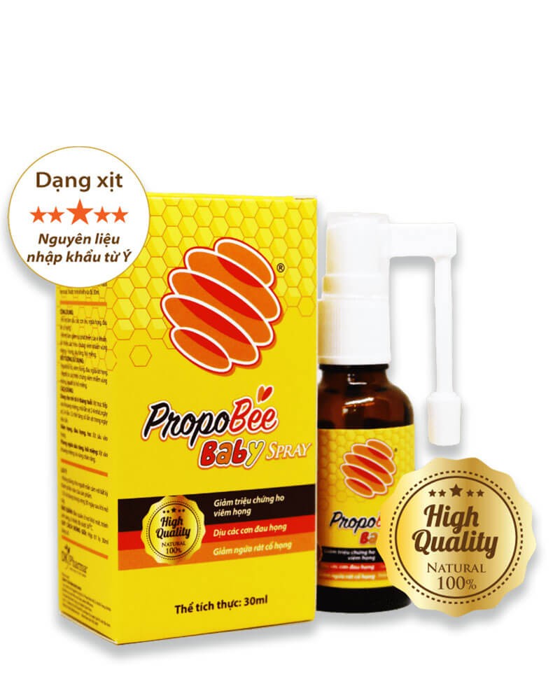 xịt họng cho bé 1 tuổi