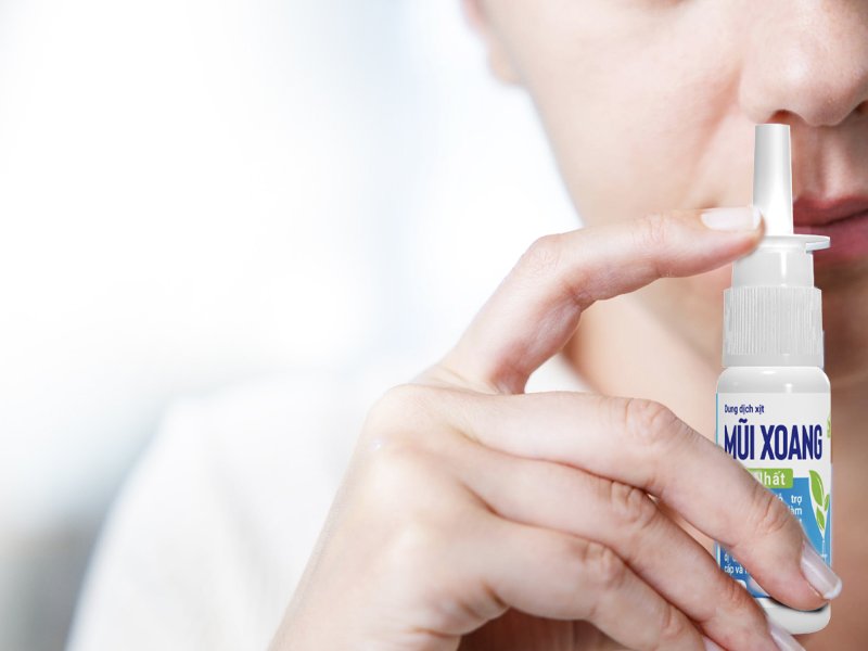 Xịt mũi xoang giúp hỗ trợ thông mũi, giảm nghẹt mũi