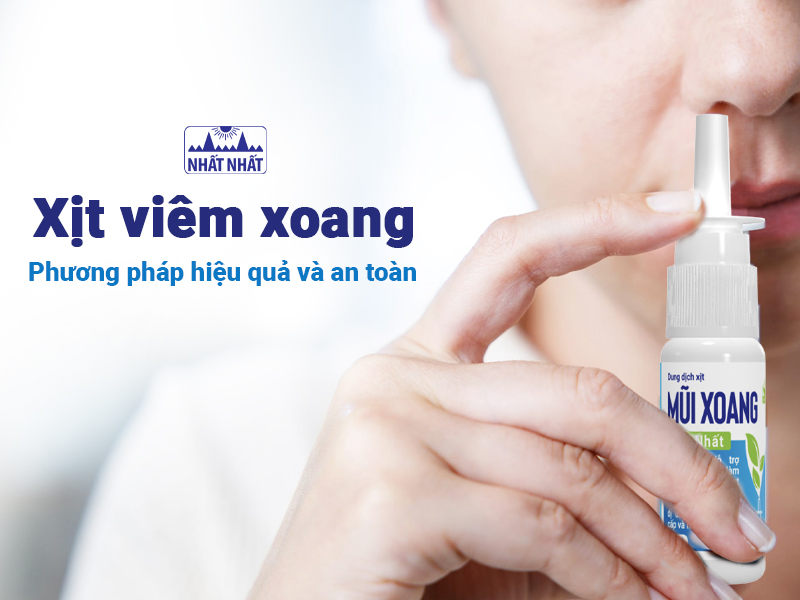 Xịt viêm xoang – phương pháp hiệu quả và an toàn