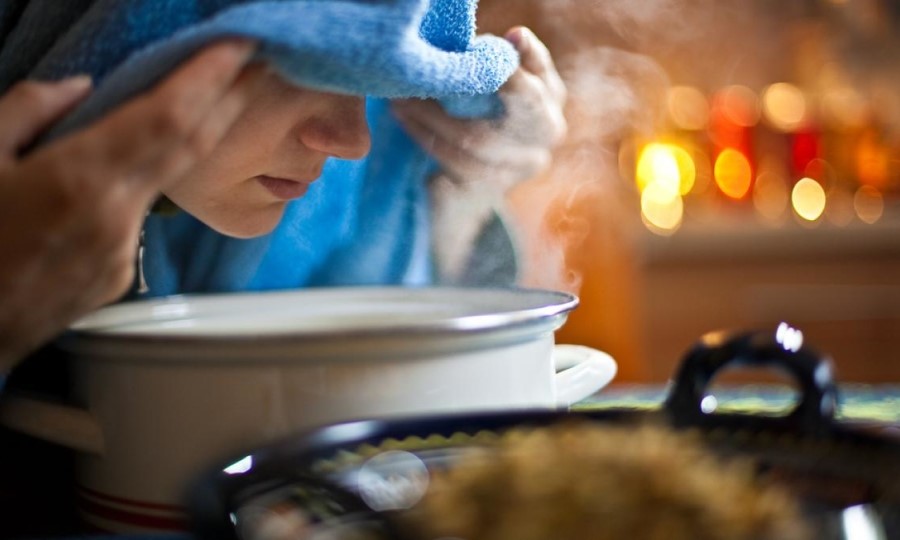 Xông hơi giúp giảm ho khan ho có đờm, giảm nghẹt mũi hiệu quả