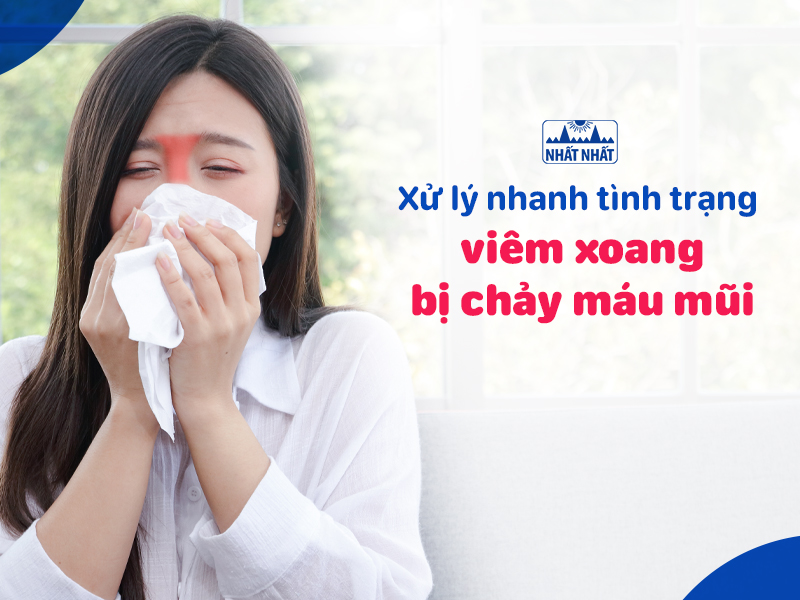 Tìm hiểu nguyên nhân gây viêm xoang bị chảy máu mũi