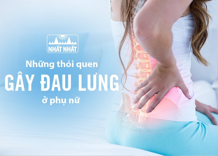đau lưng ở phụ nữ