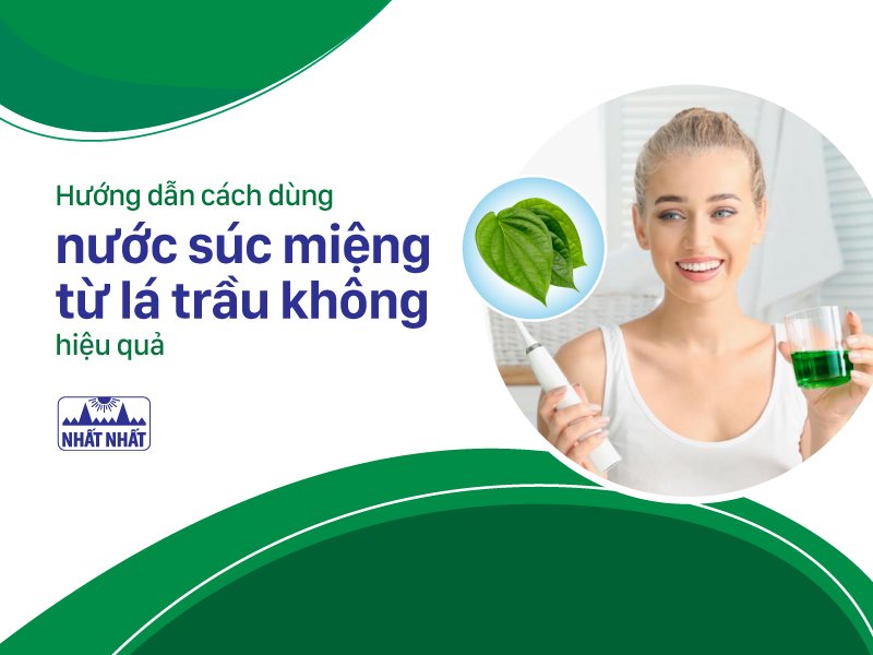 nước súc miệng từ lá trầu không