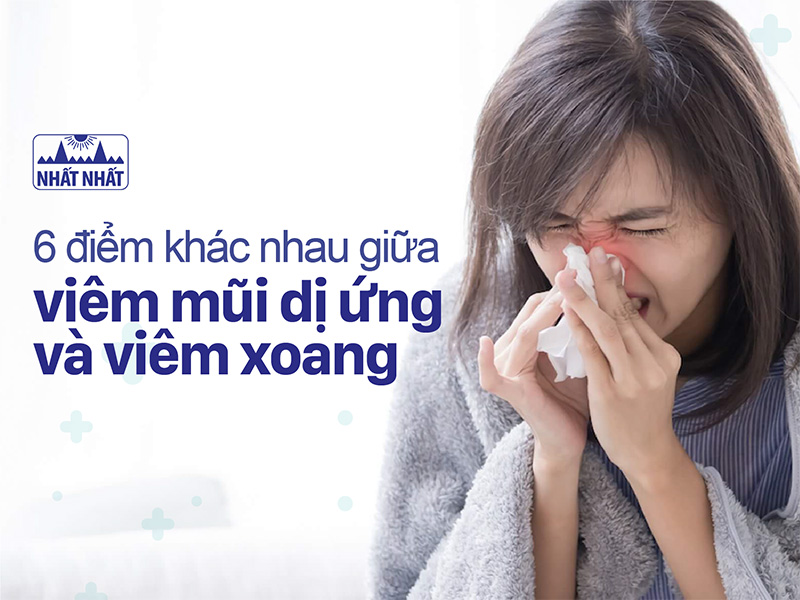 viêm mũi dị ứng và viêm xoang