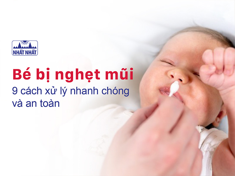Bé bị nghẹt mũi 