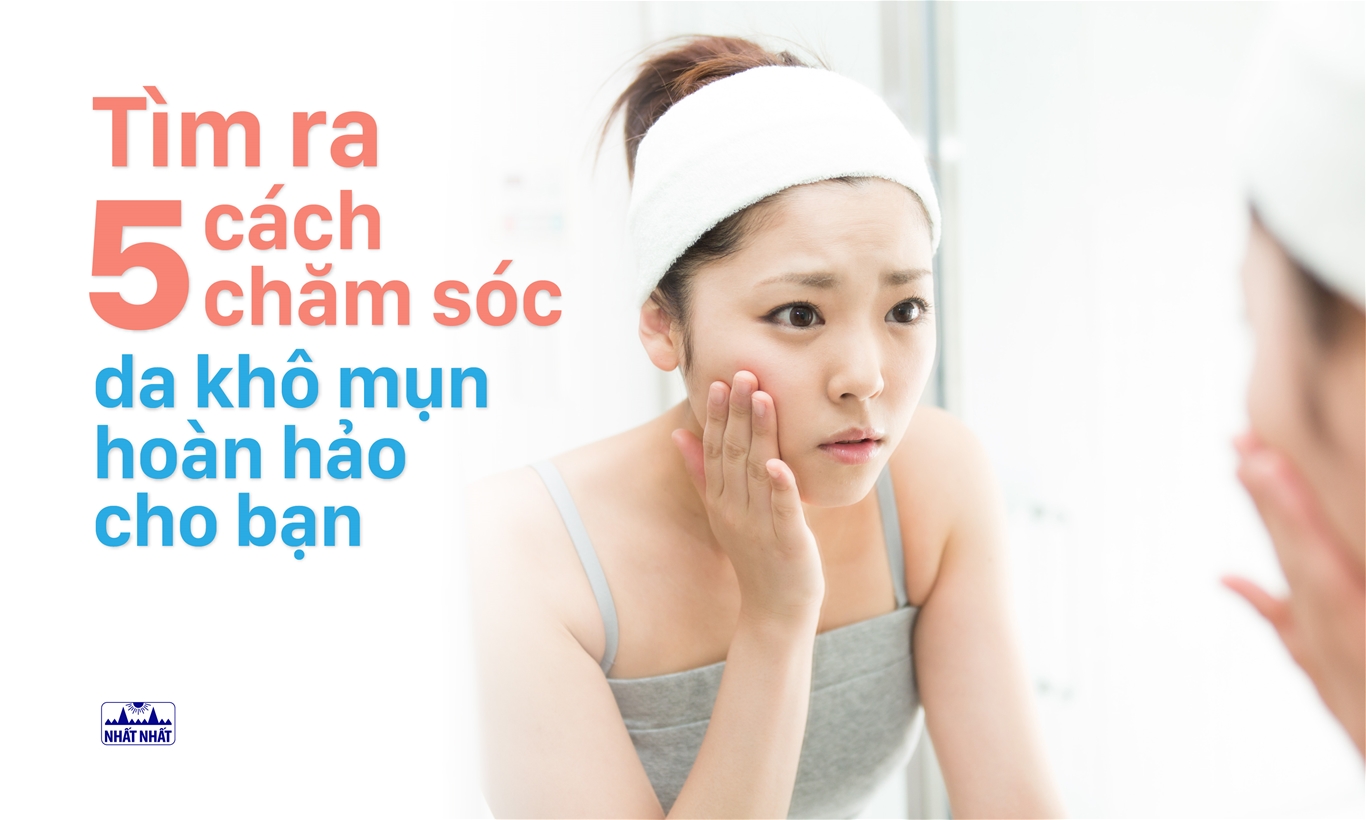 Nên chọn sữa rửa mặt không tạo bọt sẽ không làm mất đi lớp màng ẩm trên da khô mụn