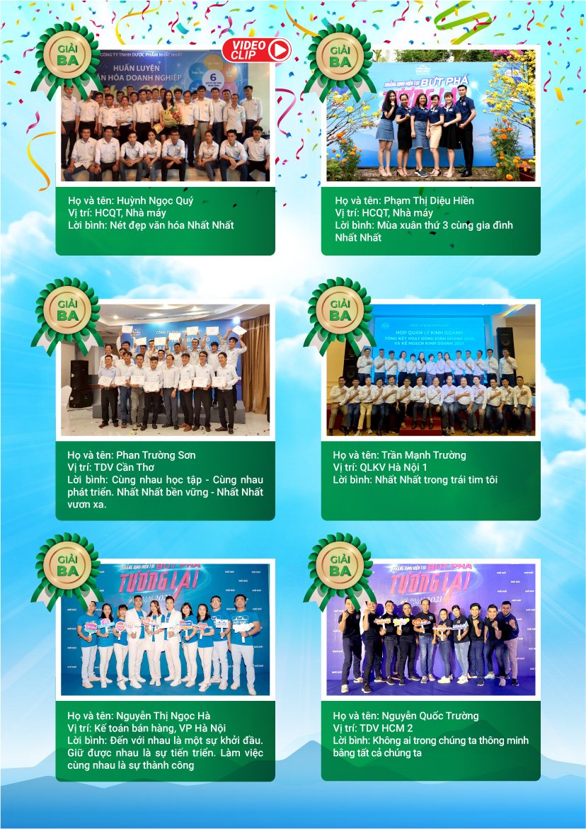 giải thưởng Nét Đẹp Nhất Nhất