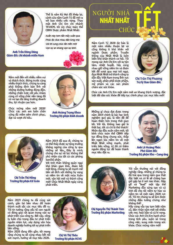 Bản tin nội bộ xuân Canh Tý 2020