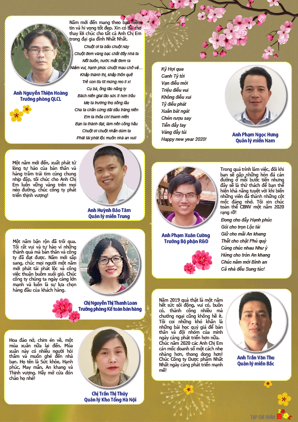 Bản tin nội bộ xuân Canh Tý 2020