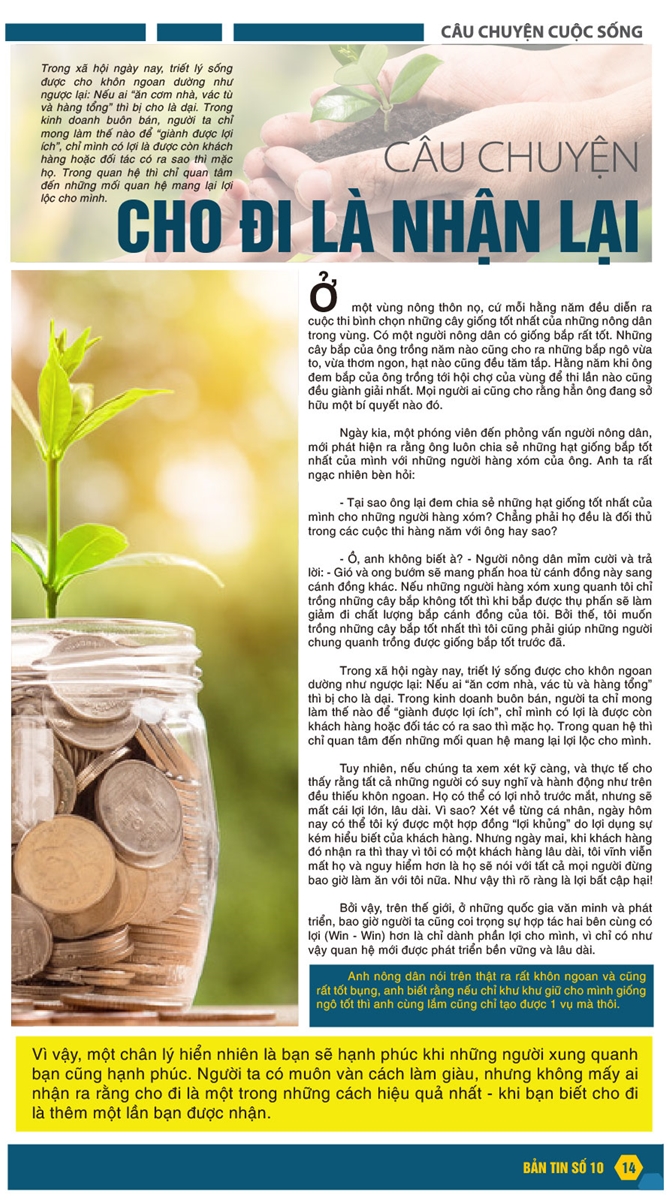 Bản tin nội bộ số 10