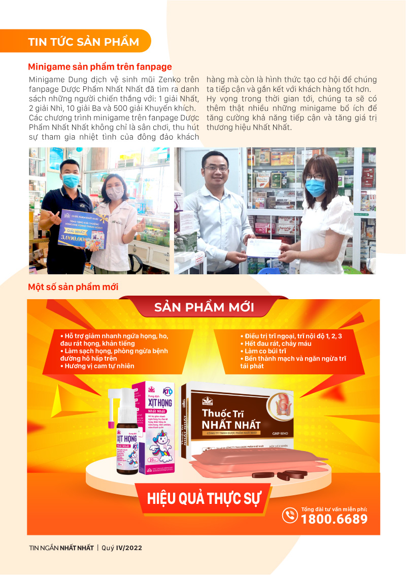 Tin ngắn Nhất Nhất quý 4/2022