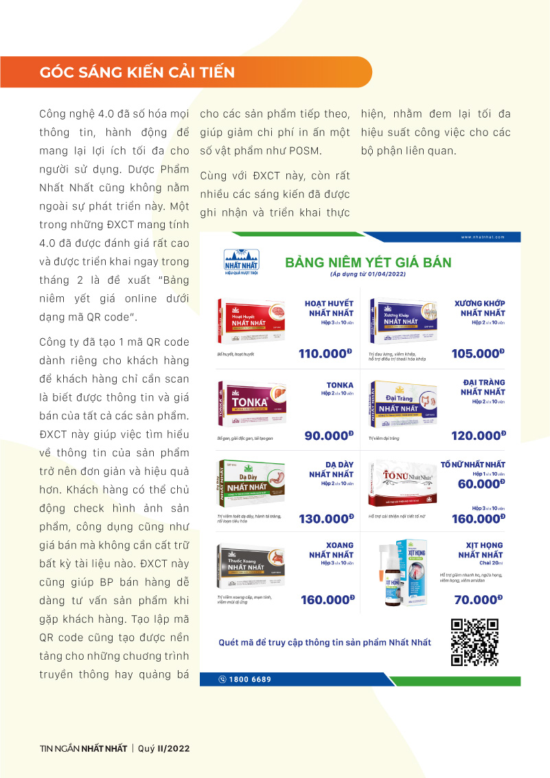 Bản tin Nhất Nhất quý II/2022