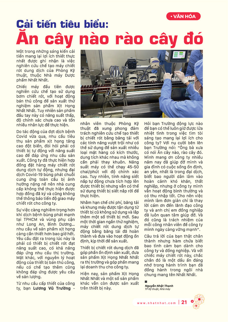 Tập san nội bộ số xuân 2023 Nhất Nhất