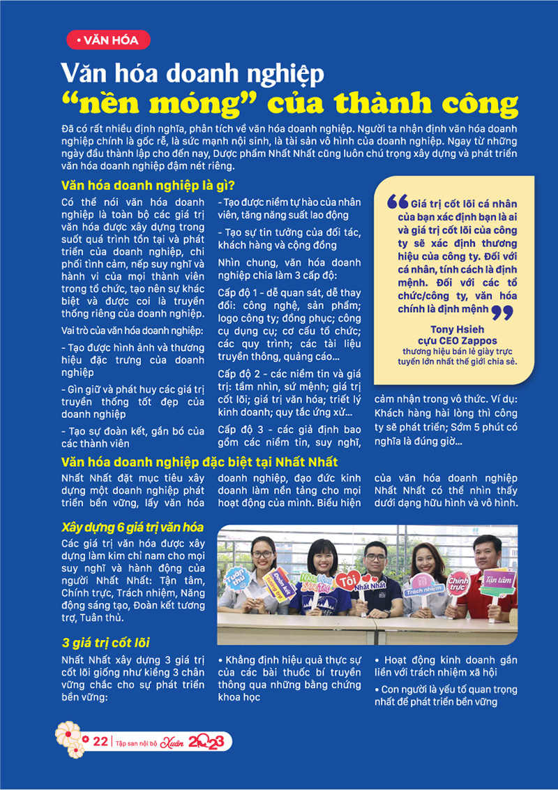 Tập san nội bộ số xuân 2023 Nhất Nhất