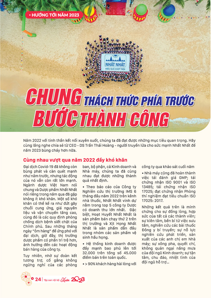 Tập san nội bộ số xuân 2023 Nhất Nhất