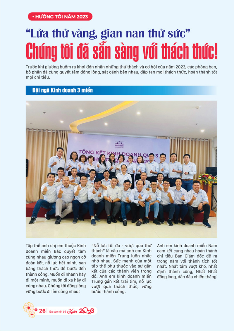 Tập san nội bộ số xuân 2023 Nhất Nhất