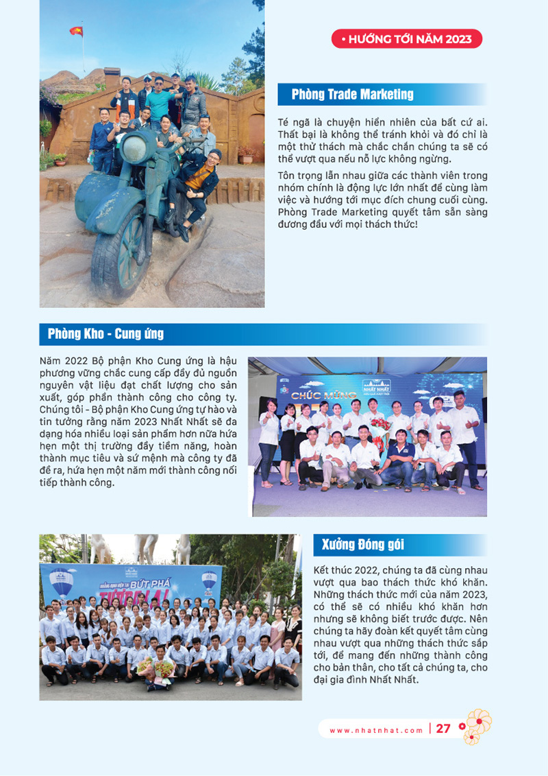 Tập san nội bộ số xuân 2023 Nhất Nhất