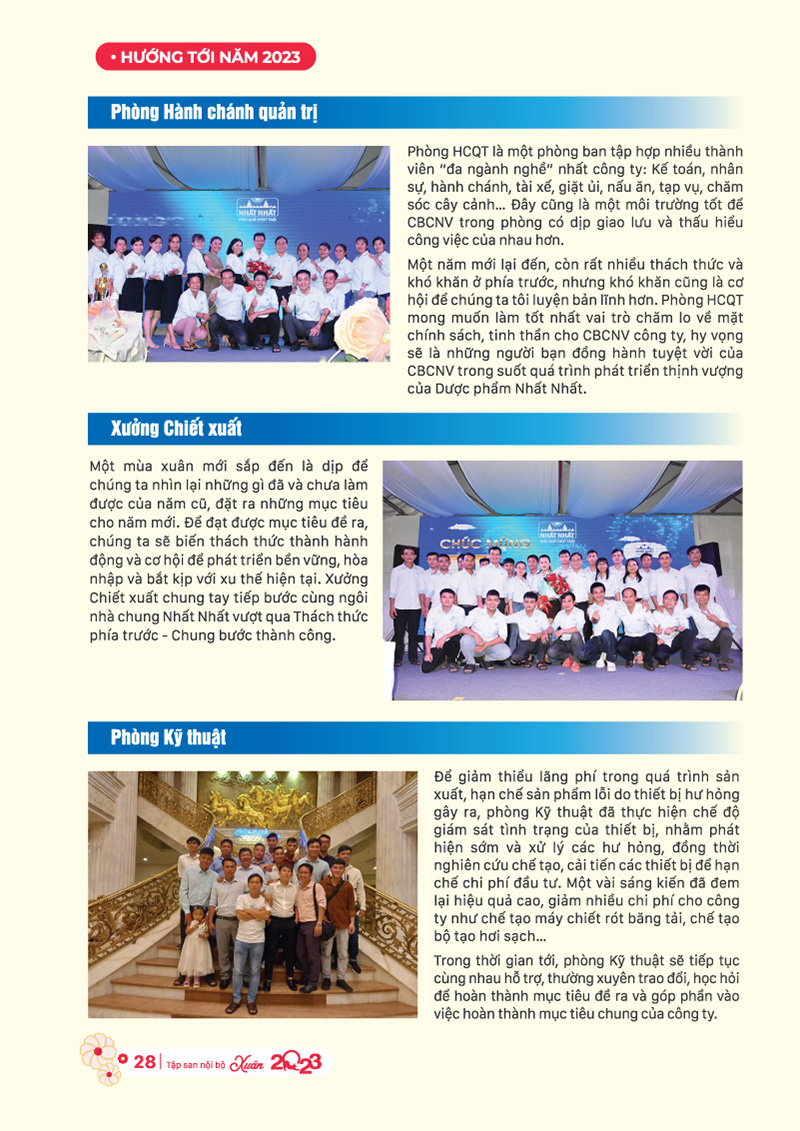 Tập san nội bộ số xuân 2023 Nhất Nhất