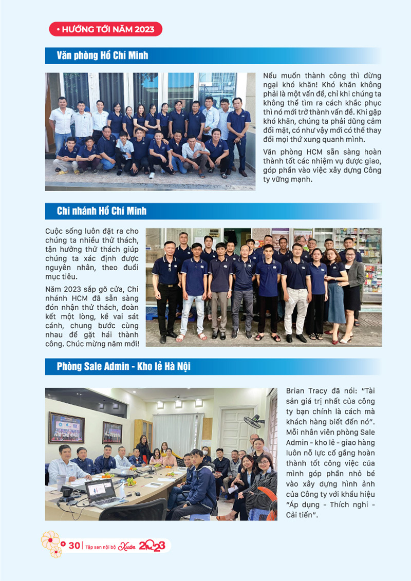 Tập san nội bộ số xuân 2023 Nhất Nhất