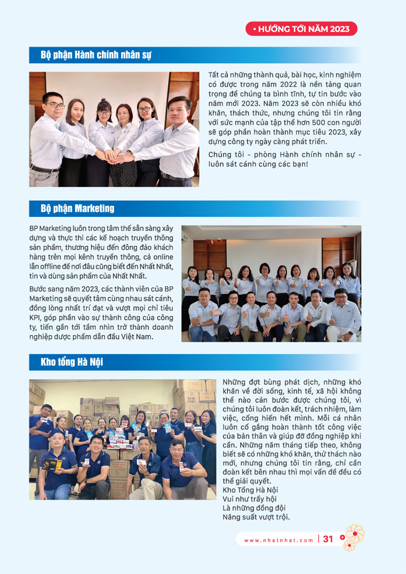 Tập san nội bộ số xuân 2023 Nhất Nhất